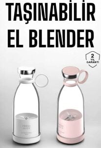 El Blender Taşınabilir Meyve Blender Şarj Edilebilir Taşınabilir Blender Elektrikli