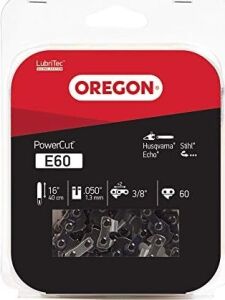 Oregon E60 Powercut 40 cm (16 Inç) Testere Zinciri, Husqvarna, Stihl, Echo ile Uyumludur