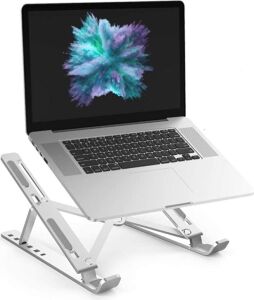 Macbook Laptop Bilgisayar Standı Notebook Özel Yükseltici Stand Tablet Tutucu Ayarlı Metal Metal Stand