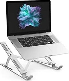 Macbook Laptop Bilgisayar Standı Notebook Özel Yükseltici Stand Tablet Tutucu Ayarlı Metal Metal Stand