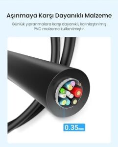 USB 3.0 Type-C Data ve Şarj Kablosu 50 cm