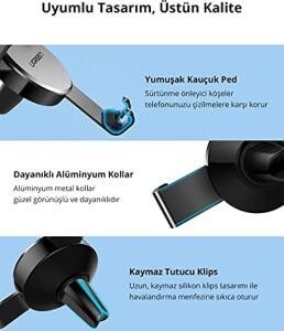 Mekanik Araç Içi Telefon Tutucu Siyah