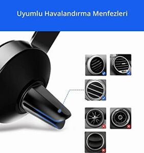 Mekanik Araç Içi Telefon Tutucu Siyah