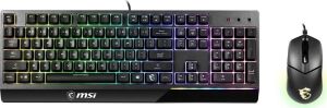 Msı Gg Vigor GK30 Combo Tr Gaming Klavye & Mouse, Rgb LED Aydinlatma, USB Baglanti, Suya Dayanıklı