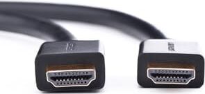 UHD 4K Yüksek Hızlı Ethernet ve HDMI Kablosu, 20 Metre, Siyah
