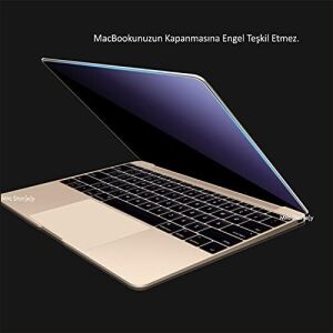 Ekran Koruyucu Macbook Pro 13 Inç Anti Scratch Eski HDMI Model 2012-2015 A1425 A1502 ile Uyumlu Şeffaf