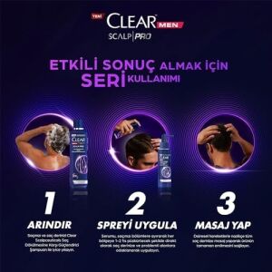 Men Scalp Pro Güçlendirici Şampuan Saç Dökülmesine ve Kepeğe Karşı Etkili 300 ml