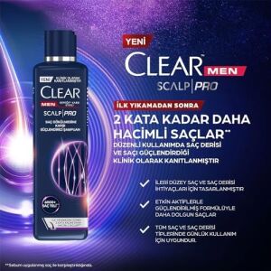 Men Scalp Pro Güçlendirici Şampuan Saç Dökülmesine ve Kepeğe Karşı Etkili 300 ml