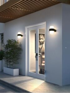 Silindir LED Aplik 12 Watt Gün Işığı 3200K Iç Mekan ve Dış Mekan Cata Bora LED Aplik IP54