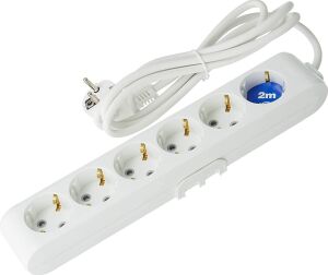 Multi-Let 6lı Topraklı Kablolu Ç.k 2mt Priz