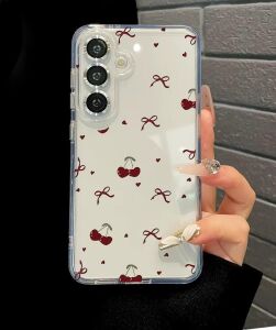 Galaxy A16 ile Uyumlu SFF01 Şeffaf Tasarımlı Kılıf - Ince, Hafif ve Dayanıklı Koruma, Kamera ve Tuşlarla Tam Uyumlu Şeffaf Telefon Kapağı (Minnoş)