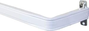 Rod Desyne KBX3018 Kilit Dikişi 7,62 cm Perde Çubuğu, 45,76-71,12 Cm, Beyaz