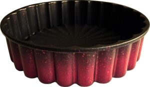 Turta ve Tart Kek Kalıbı Cherry Red Kalın Döküm Üç Katmanlı Kaplama 525 Gram