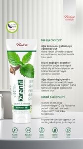 Doğal Nane ve Karanfil Özlü Diş Macunu 100 ml