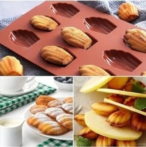 Siliko World Silikon Sevimli Pati Şekilli Çikolata Kek Mum Sabun Kalıp, Kırmızı
