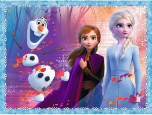 Frozen 2, A  Land 2 In 1 Puzzle (30+48 Parça)