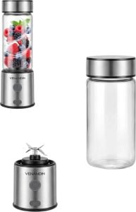 Kablosuz Cam Blender Yüksek Güçlü Smoothie Meyve Sebze Blenderı