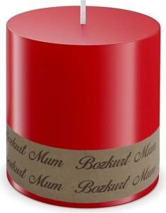 Simagift Simagift Bozkurt Mum Silindir Mum 7cm Çap x 7cm Boy Dev Mum 7 Cmx 7cm Silindir Mum 7x7 cm Kırmızı