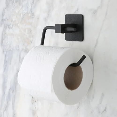 Yapışkanlı Banyo Aksesuar Seti,kare Havluluk,fön Makinesi Askısı,tuvalet Kağıdı Tutucu, Delme,vidalama Gerektirmez (Set1)