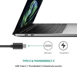 Type-C Ethernet Adaptörü, Siyah