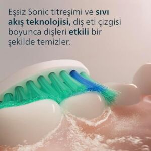 Proresult Yedek Diş Fırçası Başlığı, 2 Kat Daha Fazla Plak Temizliği, Orta Yumuşak Fırça Başlığı, 2’li Paket, Beyaz, HX6012/87