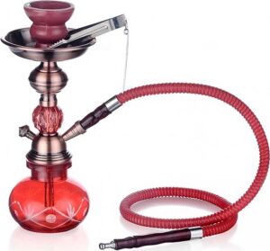 Küçük Boy Taşınabilir Nargile Takımı - Kırmızı