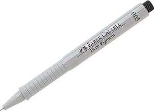6 Keçeli Kalemler Paketi Ecco Pigment 0.05 mm Siyah