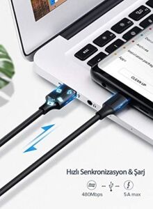 3.0 A Usb-A & Usb-C Şarj ve Data Kablosu, 25 Santimetre, 60119