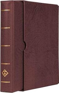 Leuchtturm Varıo F Dar Kasetli Klasör (255X325X60MM) (Kağıt Para, Pul, Zarf ve Efemera Koleksiyonlarınız Için Idealdir), Kahverengi Kapak