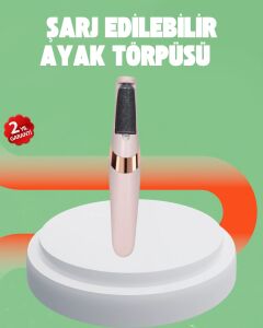 Elektrikli Ayak Törpüsü USB Şarjlı Nasır ve Kallus Giderici