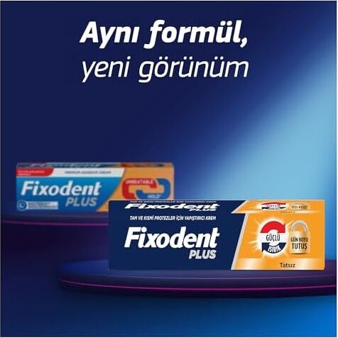 Plus Güçlü Isırık Diş Protezi Yapıştırıcı Krem 57 G