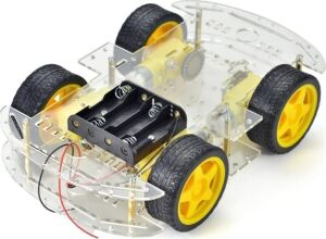 Arduino 4WD Robot Araba Platform Kiti Seti Şeffaf