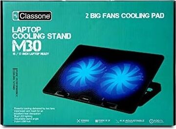 M30 Gaming LED Notebook Soğutucu, 15.6'', Mavi