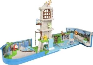 Jazwares Pokemon Taşıma Çantası Savaş Harabeleri Oyun Seti - Aksiyon Özellikleri ve 2 Inç Pikachu Savaş Figürlü Taşınabilir Dönüşüm Sırt Çantası Oyun Seti