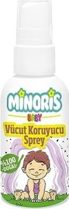 Minoris Baby Organik Vücut Koruyucu Sprey, Vegan 100ML