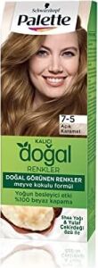 Kalıcı Doğal Renkler 7.5 Açık Karamel Saç Boyası