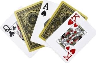 Gold Jumbo Plastik Su Geçirmez Jumbo Blackjack Iskambil Oyun Kağıdı CIN885SR