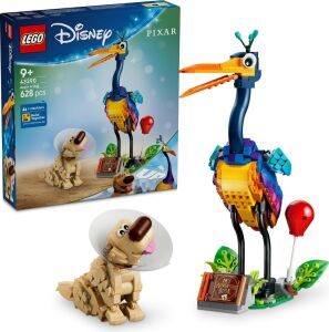 ve Pixar Kevin ve Dug 43290-9 Yaş ve Üzeri Kız ve Erkek Çocuklar Için Yukarı Bak Filminden 2 Karakter Içeren Yaratıcı Oyuncak Yapım Seti, Çocuklar Için Eğlenceli Hediye Fikri (628 Parça)