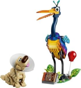 ve Pixar Kevin ve Dug 43290-9 Yaş ve Üzeri Kız ve Erkek Çocuklar Için Yukarı Bak Filminden 2 Karakter Içeren Yaratıcı Oyuncak Yapım Seti, Çocuklar Için Eğlenceli Hediye Fikri (628 Parça)
