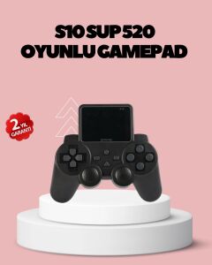 HDMI Tv Bağlantılı Orijinal S10 Gamepad 520 Oyunlu 2025 Seri Oyun Konsolu