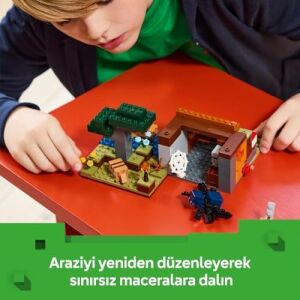 Armadillo Maden Keşfi 21269 – 8 Yaş ve Üzeri Erkek ve Kız Çocuklar Için Mağara Örümceği ve Kurt Figürleri Içeren Rol Yapım Oyuncağı Yapım Seti, Doğum Günü Hediyesi Fikri (247 Parça)