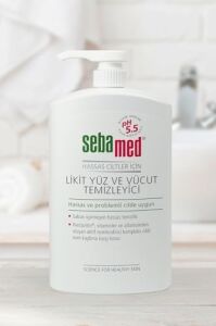 Hassas Ciltler Için Pentavitin Içerikli Nemlendirici Etkili Yüz ve Vücut Temizleme Jeli 1000 ml