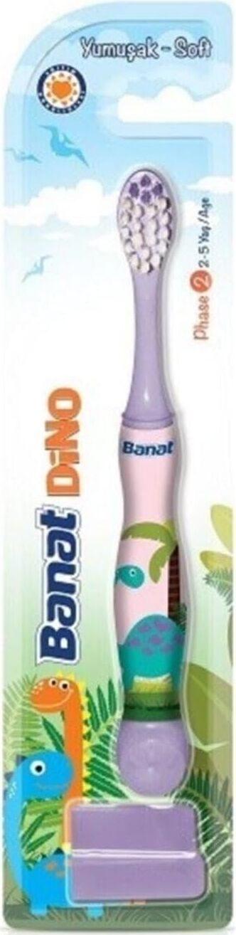 Dino 2+ Yaş Çocuk Diş Fırçası, Asorti