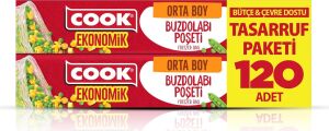 Ekonomik Buzdolabı Poşeti, Orta Boy, 24 x 35 Cm, 120 Yaprak