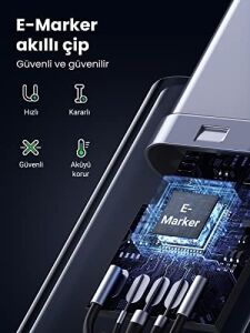 USB C To Type-C Pd 3.1 240W 5A Hızlı Şarj ve Data Kablosu 2 Metre