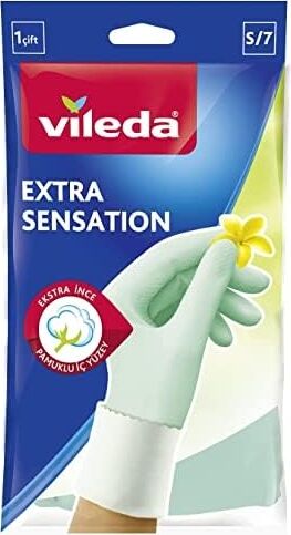 Vileda Extra Sensation ELDIVEN,%100 Doğal Lateks, S