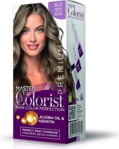 Premıum Yarı Kit Set Saç Boyası 8.0 Açık Kumral