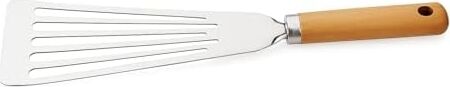 Bambu Saplı Paslanmaz Çelik Pizza Servis,kızartma ve Izgara Spatulası,pişirme Çevirme Döndürme,kızartama ve Izgara Için Oluklu Spatula,pizza Servis Spatulası,velor Home.