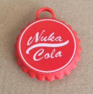 Fallout Nuka Cola Temalı Airtag ile Uyumlu Kılıf Anahtarlık