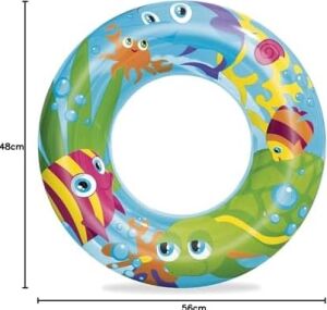 Deniz Hayvan Desenli Simit 56 cm 36013, Renkli